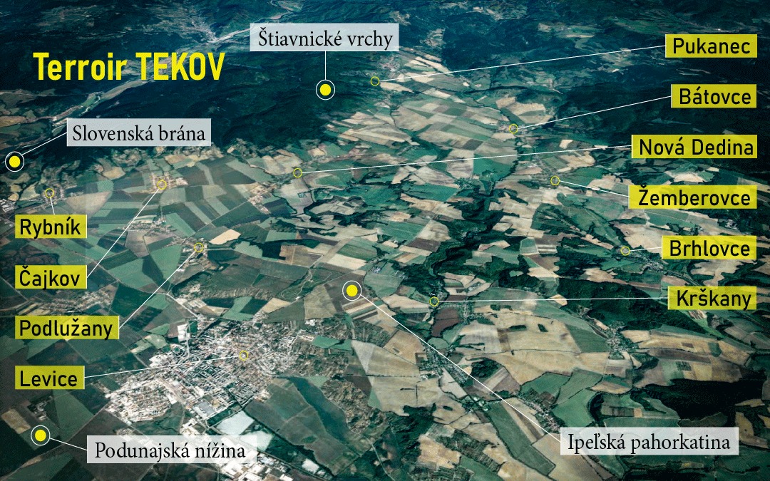 Mapa Terroir TEKOV